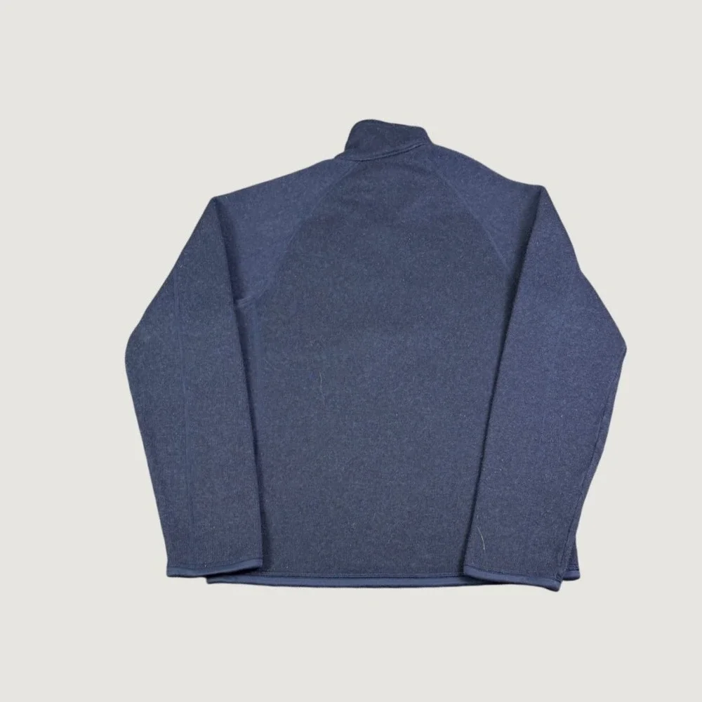 Patagonia Better Sweater 1/4 Zip Fleece Pullover Navy Blue Mens XS 25522